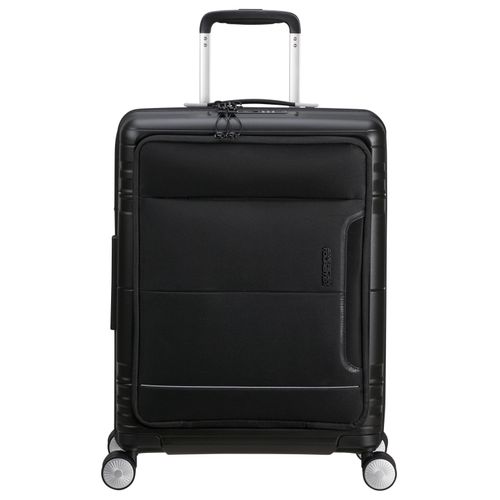 Handgepäck-Trolley AMERICAN TOURISTER "HELLO CABIN 55", Damen, Gr. B/H/T: 40cm x 55cm x 21cm 36 l, schwarz (onyx schwarz), Polypropylen, Koffer Handgepäck-Trolley, Handgepäck-Koffer Reisegepäck Koffer TSA-Zahlenschloss