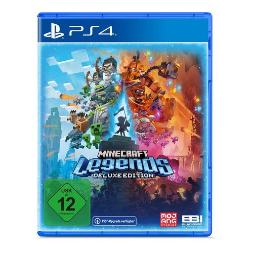 MINECRAFT Spielesoftware "Minecraft Legends - Deluxe Edition", bunt (ohne farbbezeichnung), PlayStation 4, Spielesoftware, Spielesoftware