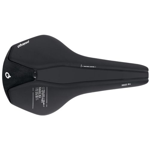 Fahrradsattel PROLOG CYCLING WEAR "Fahrrad-Sattel Nago R4 Tirox, 245x147mm", schwarz, Fahrradsättel, Fahrradsattel