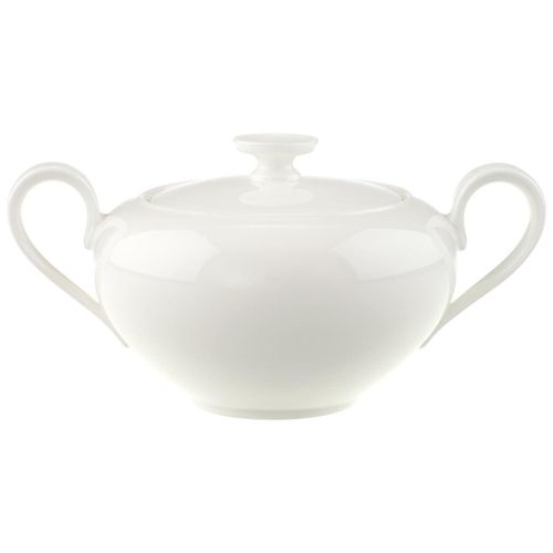 Zuckerstreuer VILLEROY & BOCH "Zuckerdose Anmut 290 ml weiß", weiß, Zuckerstreuer, Zuckerstreuer
