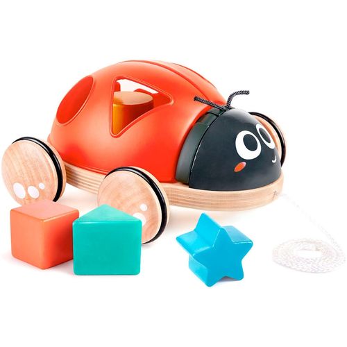 Steckspielzeug HAPE "Formensortierer Marienkäfer", bunt, Steckspielzeug, BabyB:20cm H:18cm T:8cm, Steckspielzeug, B:20cm H:18cm T:8cm