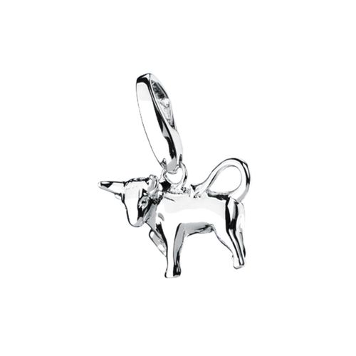 Charm Sternzeichen "Charm Sternzeichen Stier, Silber 925", silber, GIORGIO MARTELLO MILANO, Charms, Damen, Silber 925 (Sterlingsilber), Charm Sternzeichen