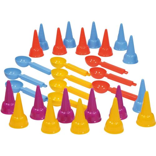 Sandform-Set LENA "KiGa Eis-Set, 30-teilig", bunt, Sand-Spielzeug, Kinder, Kunststoff, Sandform-Set, Made in Europe
