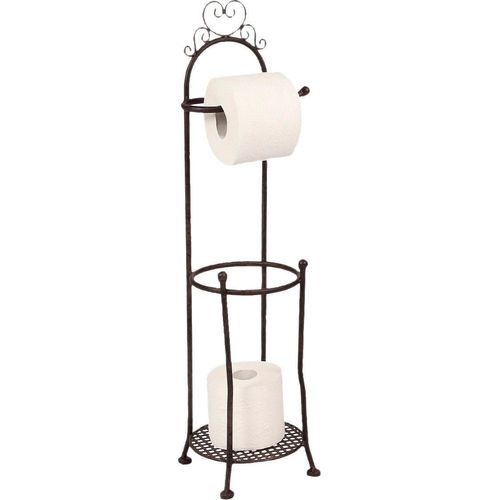 Toilettenpapierhalter AMBIENTE HAUS, braun, Metall, Toilettenpapierhalter, Toilettenpapierhalter, Höhe 70 cm