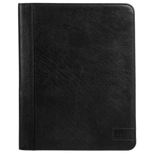 Dokumententasche BODENSCHATZ, Damen, Gr. B/H/T: 25cm x 32cm x 2cm onesize, schwarz, Leder, Taschen Dokumententasche, echt Leder