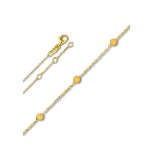 Fußkette ONE ELEMENT "Fußkettchen Rundankerkette aus 925 Silber 25 cm" Gr. 25, silber, Fußketten, Damen, Silber 925 (Sterlingsilber), Fußkette