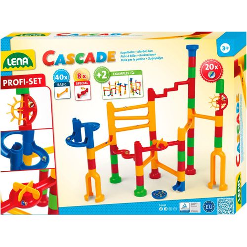 Kugelbahn LENA "Cascade Speed", bunt, Kugelbahnen, Baby, Kunststoff, Kugelbahn, Made in Europe