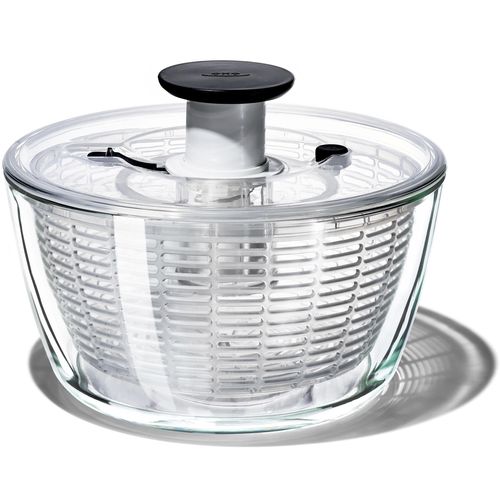 Salatschleuder OXO GOOD GRIPS, transparent, B:27cm H:15cm, Glas, Salatschleudern, Salatschleuder, Glas
