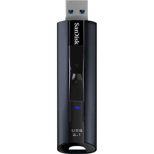 SANDISK USB-Stick "Cruzer Extreme Pro 128GB, USB 3.1, 420MB/s", schwarz, 128GB GB, USB-Sticks, USB-Stick