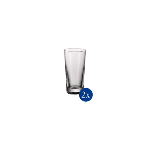 Schnapsglas VILLEROY & BOCH "Schnapsgläser Purismo Bar 55 ml 2er Set transparent", bunt (transparent), Glas, Trinkgefäße, Schnapsglas