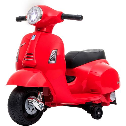 Elektro-Kinderroller JAMARA "Ride-on Vespa Mini, Li-Power 8.4", rot, Elektro-Kinderfahrzeuge, KinderB:38cm H:52cm T:66,5cm, Elektro-Kinderroller, mit Licht und manueller Hupe, B:38cm H:52cm T:66,5cm