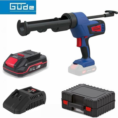 Güde Akku Kartuschenpresse 18V mit Akku / Ladegerät. Koffer Kartuschenpistole