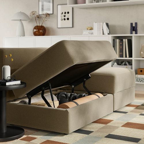 JÄTTEBO Modulecksofa 6-sitzig