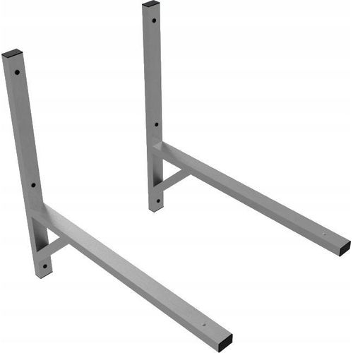 Klimaanlagen Wandkonsole 600 mm – Edelstahl V2A, Wandhalter Set 2 Stück