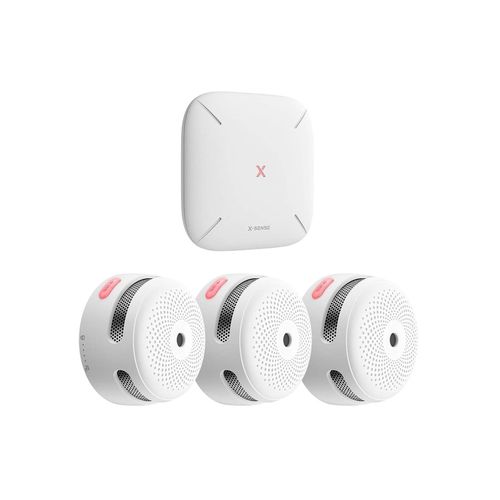 X-Sense FS31 RF-Rauchmelder-Set mit Basisstation SBS50 und 3x Smart-Rauchmelder XS01-M