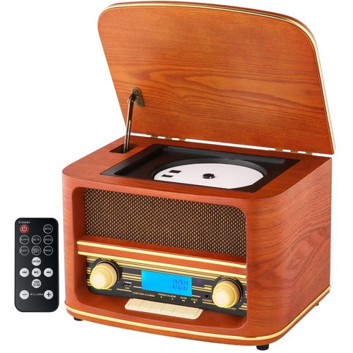 Cyberlux Retro Nostalgie Holz Radio CD/MP3 USB Player Nostalgieradio