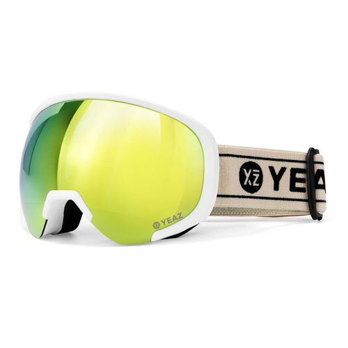 Skibrille YEAZ "Ski- und Snowboard-Brille BLACK RUN", gold, Sportbrillen, Skibrille