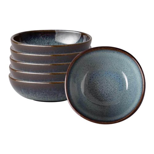 Schale "Schälchen Lave 60 ml 6er Set", grau (gris), LIKE. BY VILLEROY & BOCH, Schüsseln, Schale