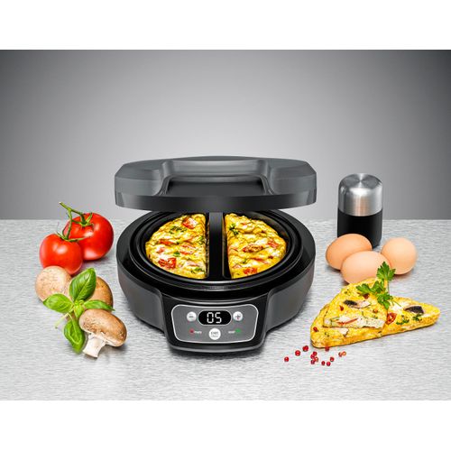 ROMMELSBACHER Elektrische Pfanne "OM 950", grau, B:29,5cm H:12,1cm T:23cm, Elektropfannen, Elektrische Pfanne
