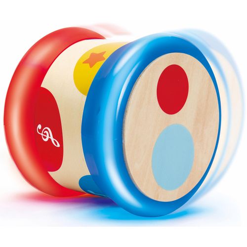 Spielzeug-Musikinstrument HAPE "Baby-Trommel", bunt, Spielzeug-Musikinstrumente, KinderB:11cm H:10cm T:11cm, Spielzeug-Musikinstrument, B:11cm H:10cm T:11cm