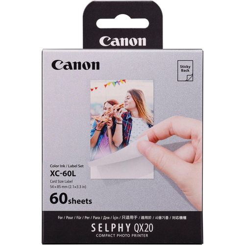 CANON Fotopapier "XC-60L", weiß, B:5,4cm H:8,5cm, Papiere, Fotopapier
