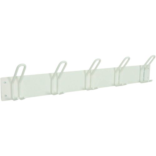 Garderobenhaken SPINDER DESIGN, weiß, B:70cm H:14cm T:7cm, Metall, Garderobenhalter, Garderobenhaken, Metall, 5 Haken