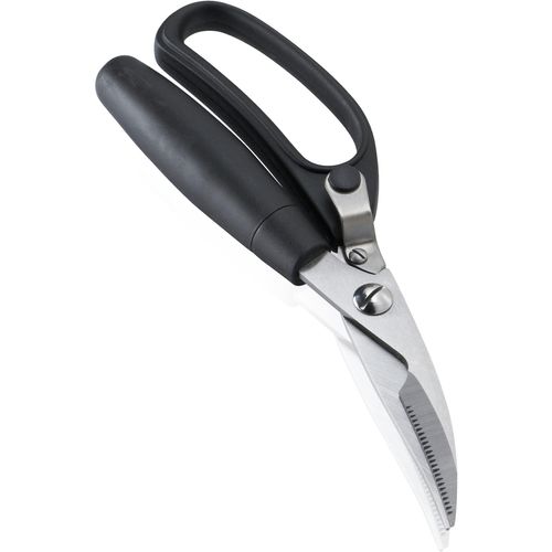 Geflügelschere LEIFHEIT, silber (silberfarben, schwarz), Scheren, Geflügelschere, mit extra gehärteten Edelstahlklingen