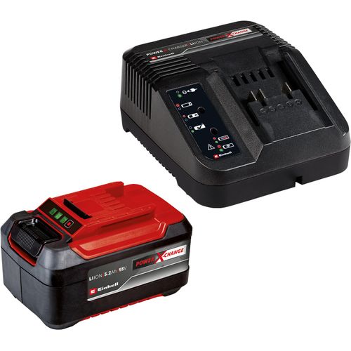 EINHELL Akku Starter-Set "5,2 Ah PXC Starter-Kit", schwarz (rot, schwarz), Akkumulatoren, Akku Starter-Set