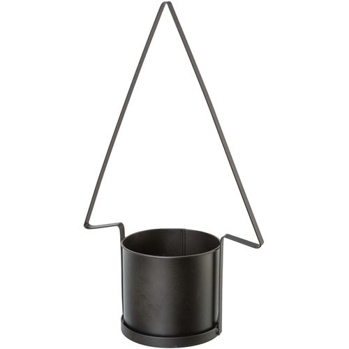 Dekobaum CREATIV DECO "PLATANUS, Weihnachtsdeko", schwarz, B:35cm H:59cm T:18,5cm, Metall, Dekofiguren, Dekobaum, Tannenbaum als Blumentopf, aus Metall