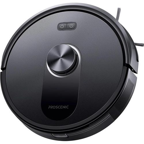 Saugroboter mit Wischfunktion - Q10 - 8000 Pa Saugleistung - 360° LiDAR-Navigation - 200 Min Laufzeit - Automatisches Aufladen & Fortsetzen - EU-Stecker - Schwarz