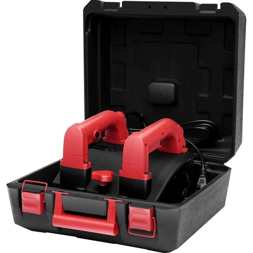 Wandfräse - Elektrischer Wandhobel - Leistung 1200 W - Arbeitsbreite 16 cm - Anzahl Klingen 26 - Drehzahl 1000–4000 U/min - Spannung 220 V 50 Hz - Farbe Rot