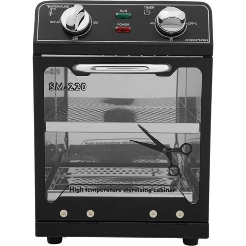 Trockenhitze-Sterilisator, 600W, 220℃ Hohe Temperatur, Schwarz