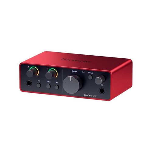 Focusrite Scarlett Solo 4th Gen - 1-in/1-out audio interface