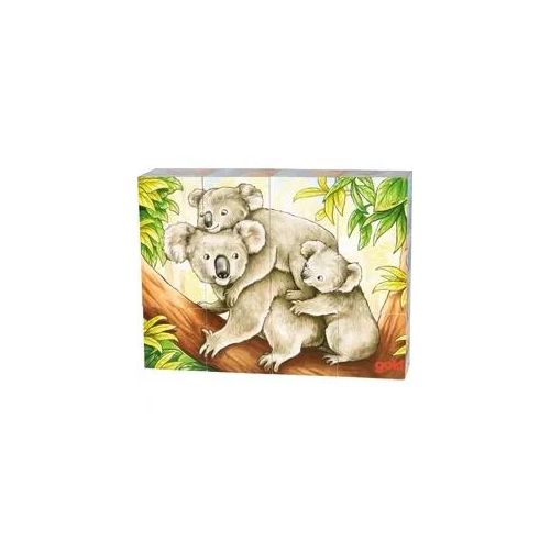 Würfelpuzzle Australische Tiere