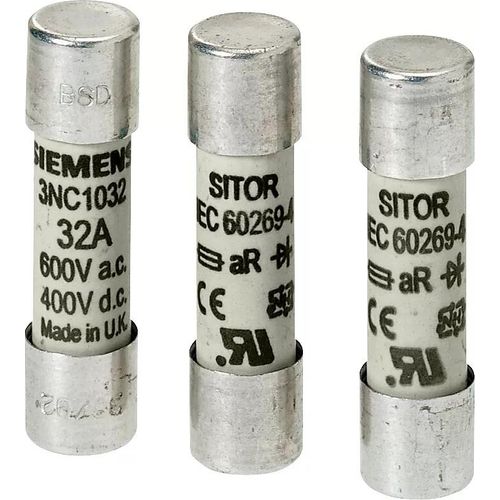 Siemens SITOR-Zylindersicherungseinsatz, 58 mm, 2,2 cm, 63 mm, 115 mm, 25 mm, 57 g