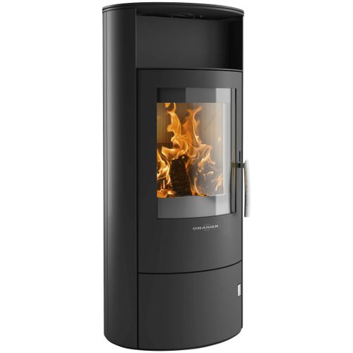 Kaminofen ORANIER "»Polar 7 2.0«", schwarz, Kaminöfen, Stahl/Vermiculite