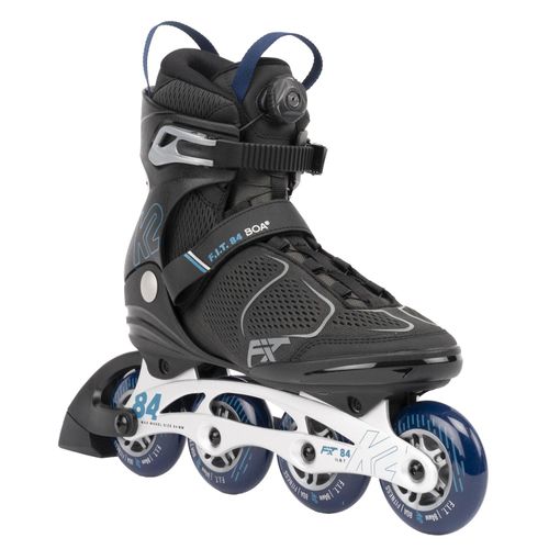K2 Skates F.I.T. 84 BOA Inline Skates Herren grau - blau Größe EU: 40.5