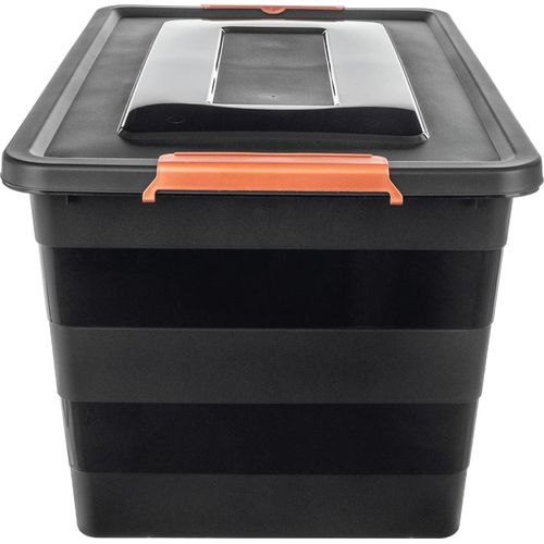 Aufbewahrungsbox - Kunststoffbox - Fassungsvermögen 55 L - Mit Deckel - Für Spielzeug