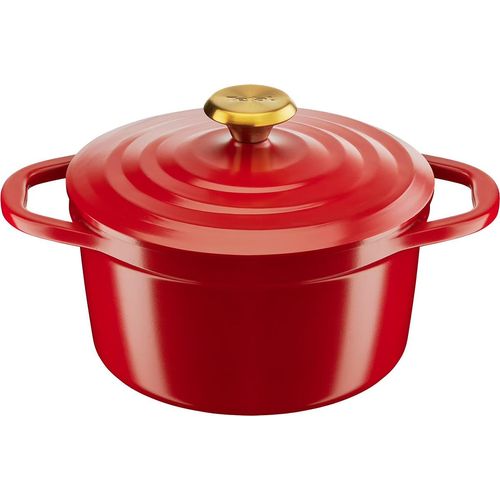 Tefal Schmortopf mit Deckel 24 cm Air Red E2544655