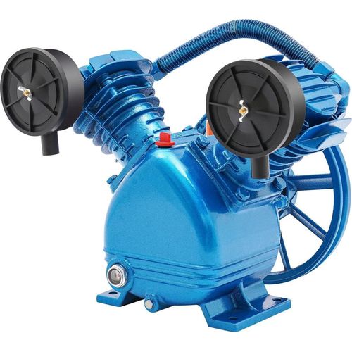 Pumpenkopf für Luftkompressor - 2200 W - 3 PS - Starke Wärmeableitung - Für Chemieindustrie und Elektronik - Blau