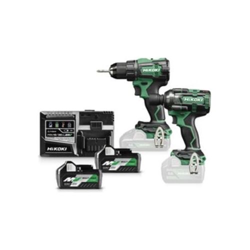 Hikoki Kit 36/18V Kc18De Wjz (Ds18De + Wr18Dh) Multivolt 2X5.0Ah Hitsystem