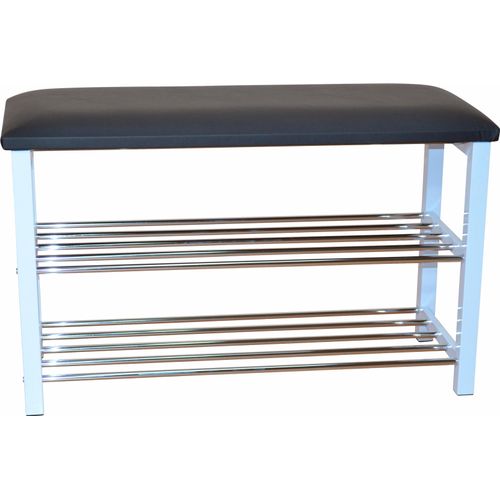 Schuhbank INOSIGN, weiß, B:57cm H:50cm T:30cm, Sitzbänke, Schuhbank