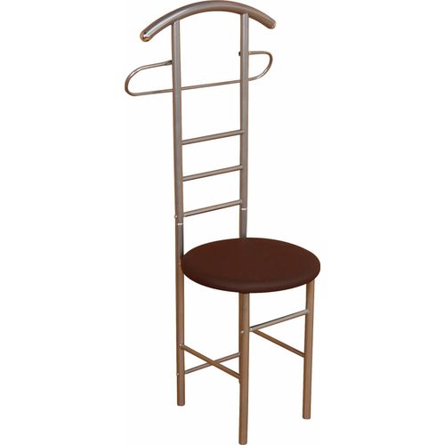 Herrendiener INOSIGN "TOPSELLER", braun (alu, mocca), B:53cm H:118cm T:47cm, Herrendiener, Maße (B/T/H): 53/47/118 cm