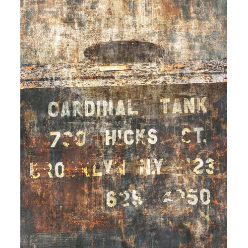 Fototapete RASCH "Factory IV", rot (rostrot), B:2,5m L:3m, Vlies, Tapeten, gut lichtbeständig, waschbeständig