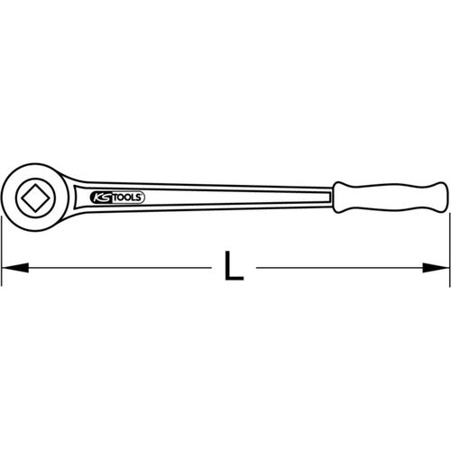 KS TOOLS 1310002 Windeisenratsche