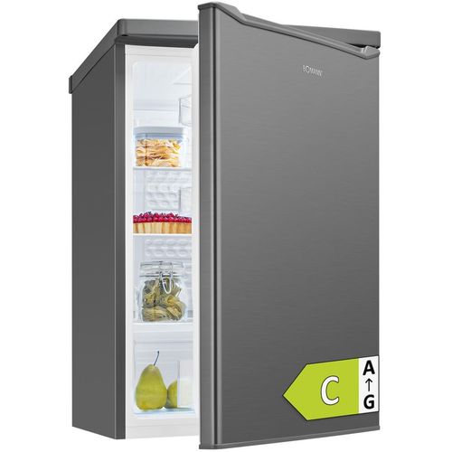 Bomann® Kühlschrank ohne Gefrierfach | | 85cm | Kühlschrank klein | leise | 126L | VS 7258 inox