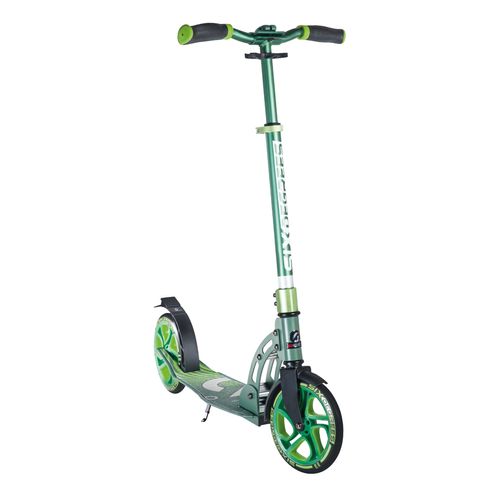 Scooter SIX DEGREES "Aluminium Scooter 205 mm", grün, RollerB:45cm L:93,5cm, Scooter, B:45cm L:93,5cm