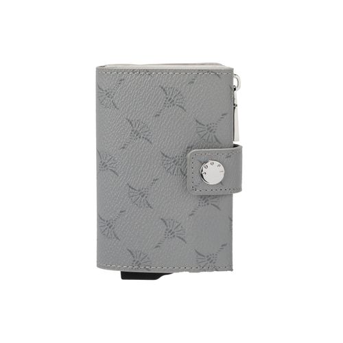 Geldbörse JOOP "Geldbörse Cortina 1.0 E-Cage sv8", Damen, hellgrau, Kleinlederwaren Geldbörse