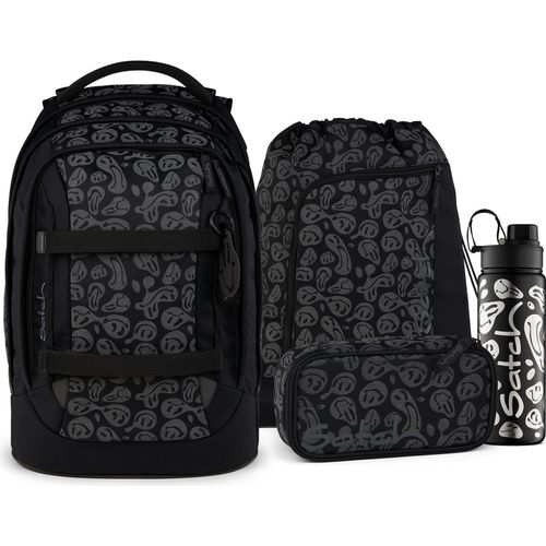 satch Pack Schulrucksack Set 4-tlg. Blurry Faces