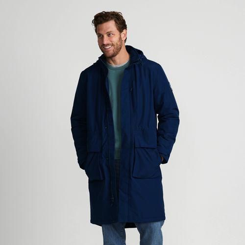 Stadionmantel SQUALL, Herren,  Blau, Nylon, by Lands' End